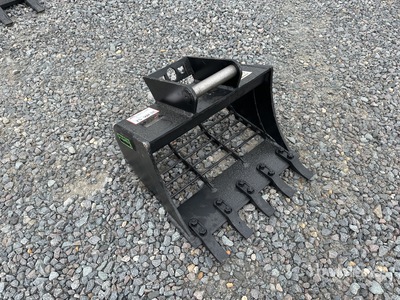 2025 Haener HSL600 1.2 MS01A 600 mm Q/C Skeleton エクスカベーター用バケット (Unused)