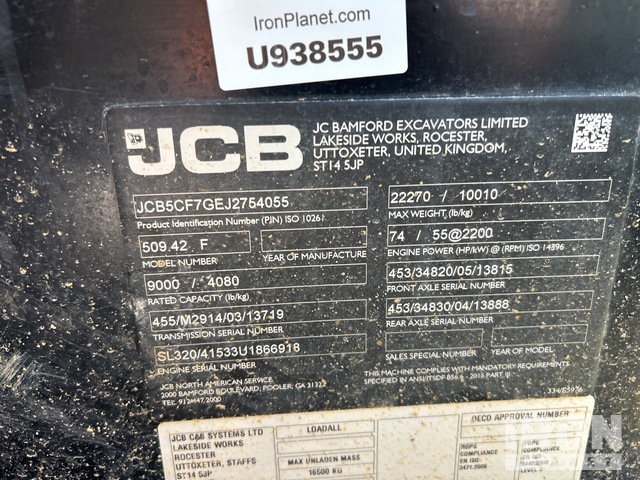 MANIPULADOR 2018 JCB