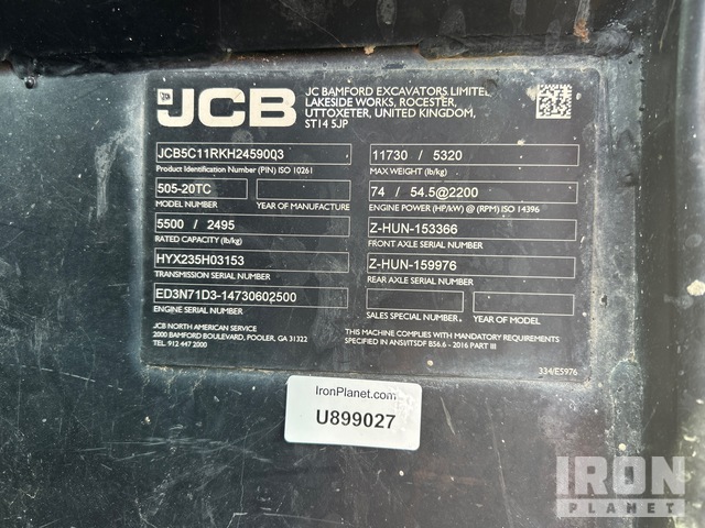 MANIPULADOR 2018 JCB