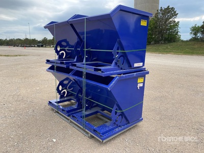 Quantity of (4) 2025 Suihe N-1CY-4 1 cyd Self-Dumping Hopper (Unused)
