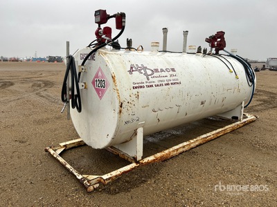1000 gal Skid Mounted Steel Fuel Tank