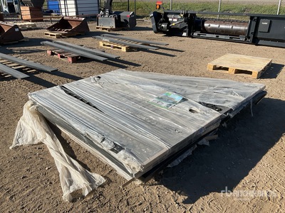 Quantity of (2) 2025 Suihe NG-14D -2 14 ft x 7 ft 5 in Wrought Iron Bi-Parting Cancello (Unused)