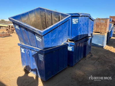 Quantity of (6) Scrap Bin