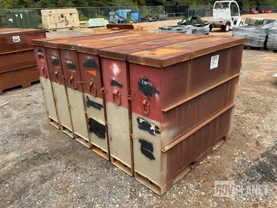(6) JMC CNU-332/E 30mm Ammunition Storage Containers