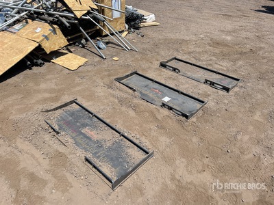 Quantity of (3) Landhonor 45 in Skid Steer Attachment Mounting Plate