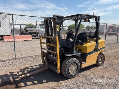 2008 Yale GLP080VXNGSF086 8400 lb Cushion Tire Forklift