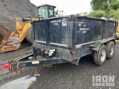 2015 Tow-Rite 12 ft T/A Tipping Utility Trailer