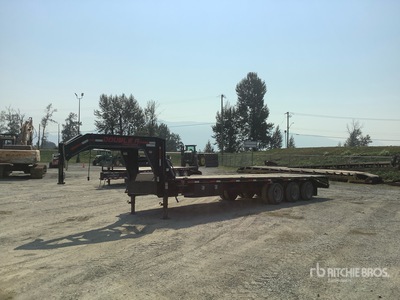 2021 Double A 25 ft Tri/A Gooseneck Plant Trailer
