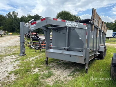2025 Top Shelf 18 ft T/A Gooseneck Dump Utility Trailer
