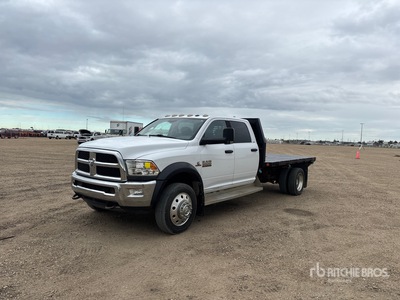 2015 Ram 5500 SLT 4x4 Crew Cab Flatbed Truck