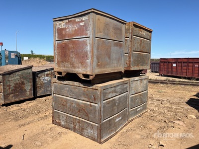 Quantity of (4) Scrap Bins