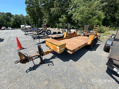 1998 Butler 17 ft T/A Equipment Trailer