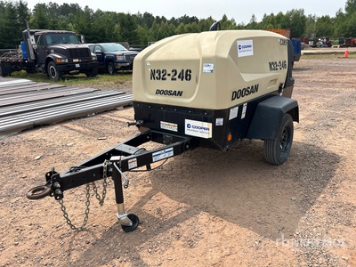 Doosan C185 185 cfm Mobile Air Compressor
