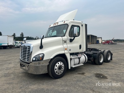 2017 Freightliner Cascadia 125 6x4 T/A Day Cab Truck Tractor