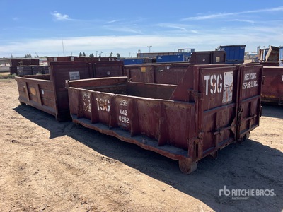 Quantity of (2) (1) 13x7x2 ft 5 in (2)15x8x3 Contenedor de rodillo