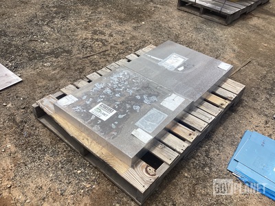 (2) 3"x24"x24" Aluminum Plates