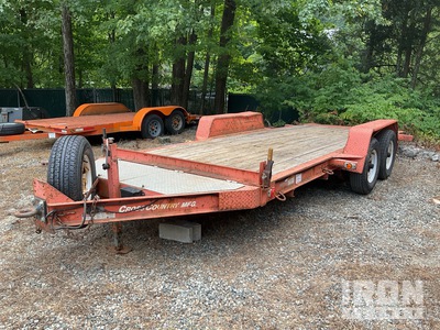 2015 Cross Country 4HD18TD 18 ft T/A Tilt Deck Trailer
