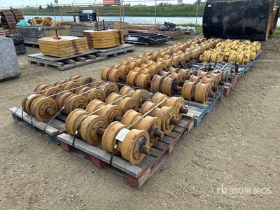 Quantity of (10) Pallets of Cat D9L Rollers
