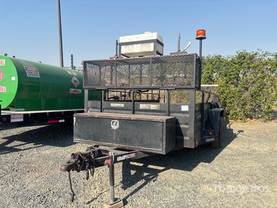 2012 Millerbilt LSET80X14 14 ft T/A Landscape Trailer