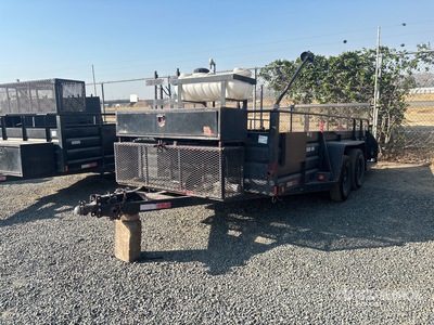 2013 Millerbilt LSET80X14 14 ft T/A Landscape Trailer