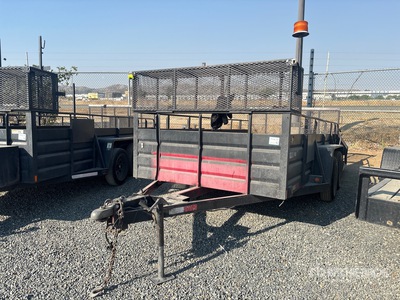 2009 Millerbilt LSET80X14 14 ft T/A Landscape Trailer