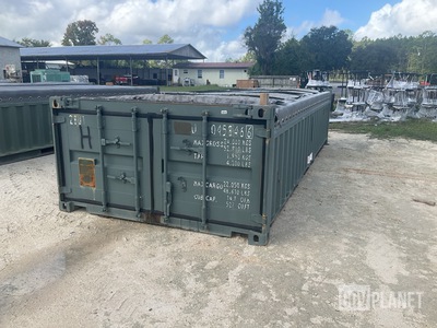 20' Half Height Open Top Container