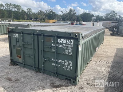 20' Half Height Open Top Container