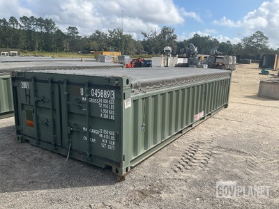 20' Half Height Open Top Container