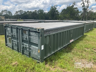 20' Half Height Open Top Container