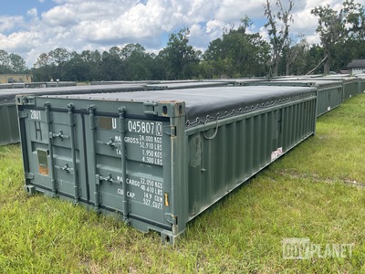 20' Half Height Open Top Container