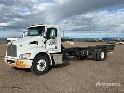 2019 Kenworth T370 4x2 Demountable Furgoneta caja cerrada