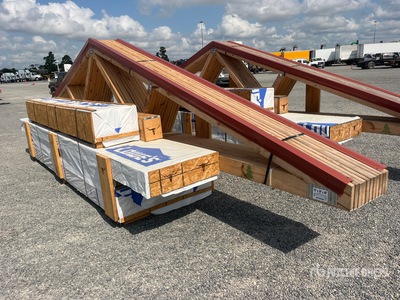 16 Ft x 24 Ft x 40 Ft Pole Barn Package Storage Building (Unused)