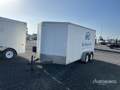2012 Haulmark 14 ft T/A Aanhangwagen Autodrager
