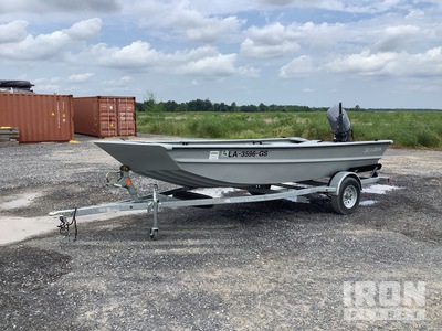 2024 Sea Ark MV1660-C Work Boat w/2024 Marine Masters TRA/REM Trailer