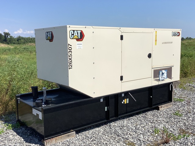 2024 Cat D175GC 175 kW Skid-Mounted Stand-By Generator Set (Unused)