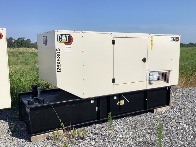 2024 Cat D175GC 175 kW Skid-Mounted Stand-By Generator Set (Unused)