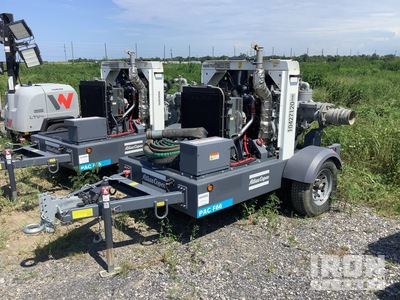 2023 Atlas Copco PAC F66 KD 74HP FT4 SS H&E Trailer-Mounted Water Pump