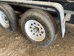 Trailer Chassis with Right Front Tire