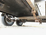 Trailer Chassis with Axle Condition