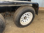 Trailer Chassis with Left Rear Tire