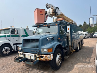 2002 Posi-Plus 50050RU 30 ft on 2002 International 4900 6x4 Bucket Truck (Inoperable)