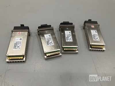 (4) Cisco Systems X2-10GB-SR Transceiver Modules