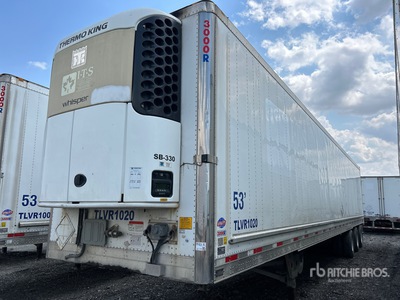2015 Utility 3000R 53 ft x 102 in Tri/A Refrigerated Trailer