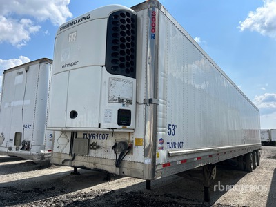 2015 Utility 3000R 53 ft x 102 in Tri/A Refrigerated Trailer