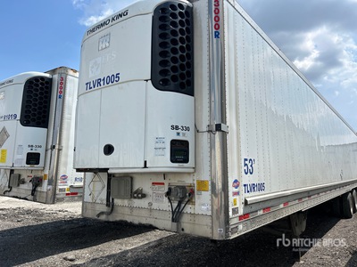 2015 Utility 3000R 53 ft x 102 in Tri/A Refrigerated Trailer