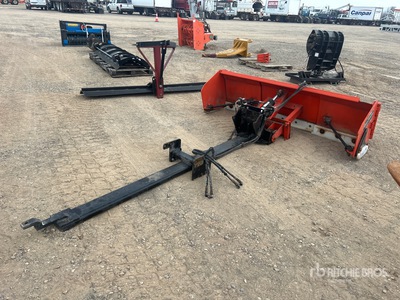 Kubota 10 ft Pro-Fusion 6-Way Front Mount Pala para nieve