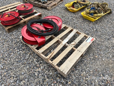 Quantity of (2) Lincoln Hose Reels