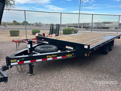 2025 Big Tex 14OA-18BK-8SIR 18 ft T/A Remolque Portamaquinaria