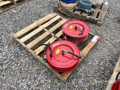Quantity of (2) Lincoln Hose Reels