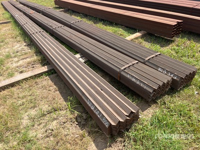 Quantity of (3) Bundles of 2 in x 2 in x 40 ft Angle Iron Materiale edile